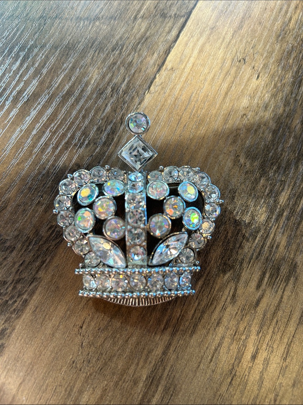 Rhinestone Crown Brooch/Pin